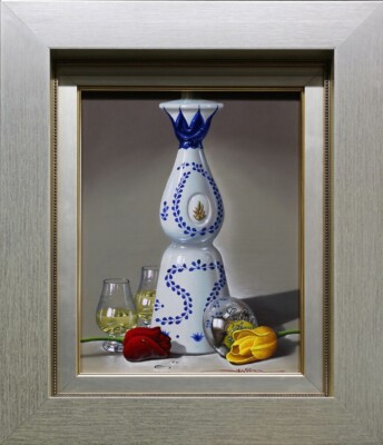 Javier Mulio ''Clase Azul'' Original Oil on Board