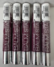 (5) Wet n Wild Mega Slicks Balm Stain Lip Colour 124 LADY AND THE VAMP