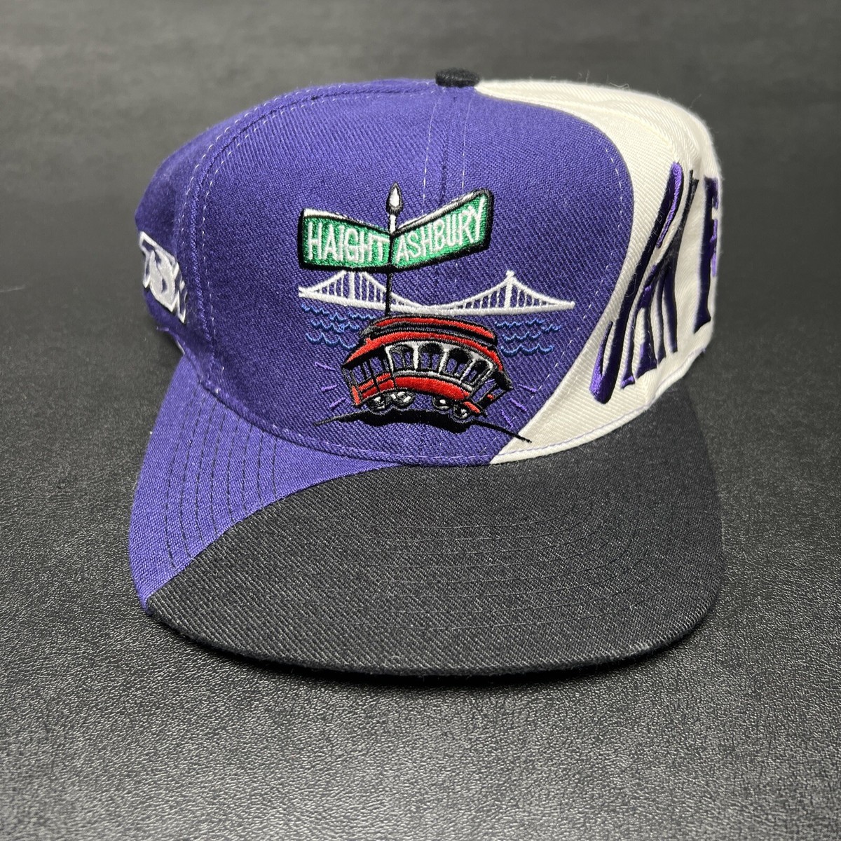 Vintage 90s Haight Ashbury San Francisco TOW Snapback Hat VTG RARE