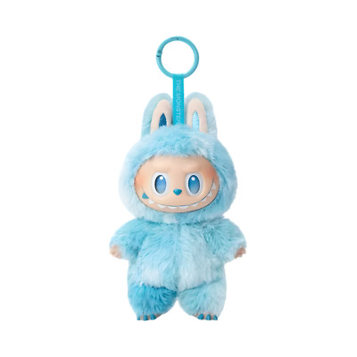 【POPMART】 Labubu The Monsters Highlight Happiness Keyring Pop Mart Labubu Hope Keyring Highlight Series Blue Bunny