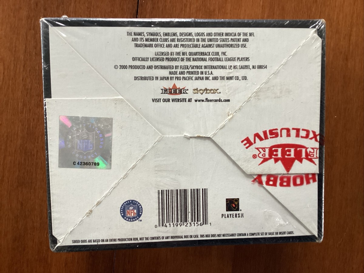 2000 Fleer Skybox NFL Football Factory Sealed Hobby Box | eBay