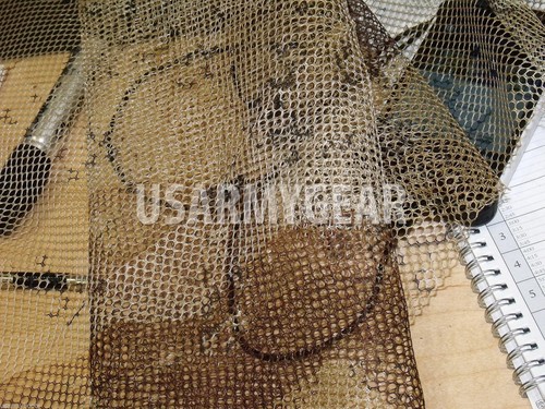 US USMC Army Desert Coyote Camo Netting 5 x 8 Ghillie Mesh Veil Cover Deer Blind - Picture 7 of 11