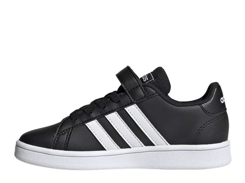 adidas Kids Trainers Grand Court Black Sizes UK10K & UK11.5K Boys Girls EF0108 - Picture 3 of 4