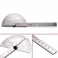 Winkelmesser 180° Edelstahl Gradmesser Gradbogen Winkel-Lineal Winkellehre