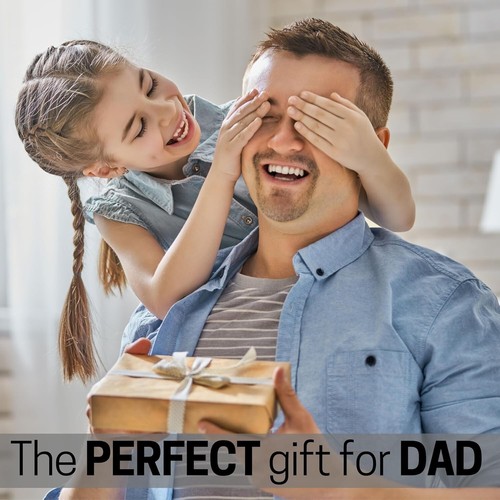 Hypoallergenic Dad Bracelet in Titanium - Stylish Gift from Son or Daughter - Picture 10 of 10