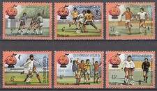 Laos Nr. 547-552** Fu&szlig;ball WM 1982 in Spanien