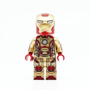 ⎡DRAGON BRICK ⎦Custom Iron Man Tony Stark Armor Mark 2 Lego Minifigure