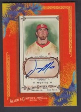 Jason Motte 2010 Topps Allen & Ginter On Card Autograph