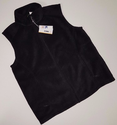 North End Black Fleece Vest Core 365 Men's Size Medium NEW