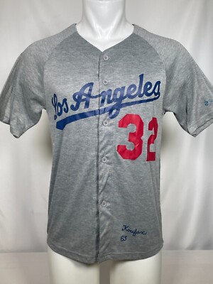 ロサンゼルス・ドジャース Koufax 32 XL ユニフォーム Sandy Koufax Signed Jersey #32 Baseball HOF Brooklyn Dodgers