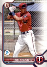 2022 BOWMAN DRAFT 1ST EDITION MINNESOTA TWINS - YASSER MERCEDES #BD-11