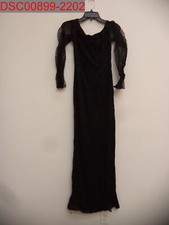 Pilling, Vf Show Women's Black Cold Shoulder Lace Sleeve Dress, XS E8262-BLK-XS