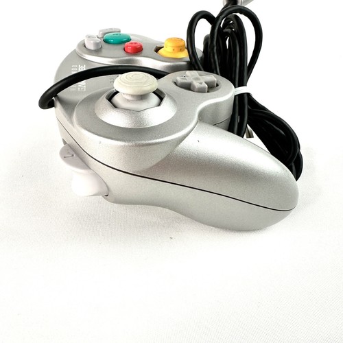 Genuine Nintendo GameCube Controller Purple Silver Official | Tested & Working - Picture 10 of 14