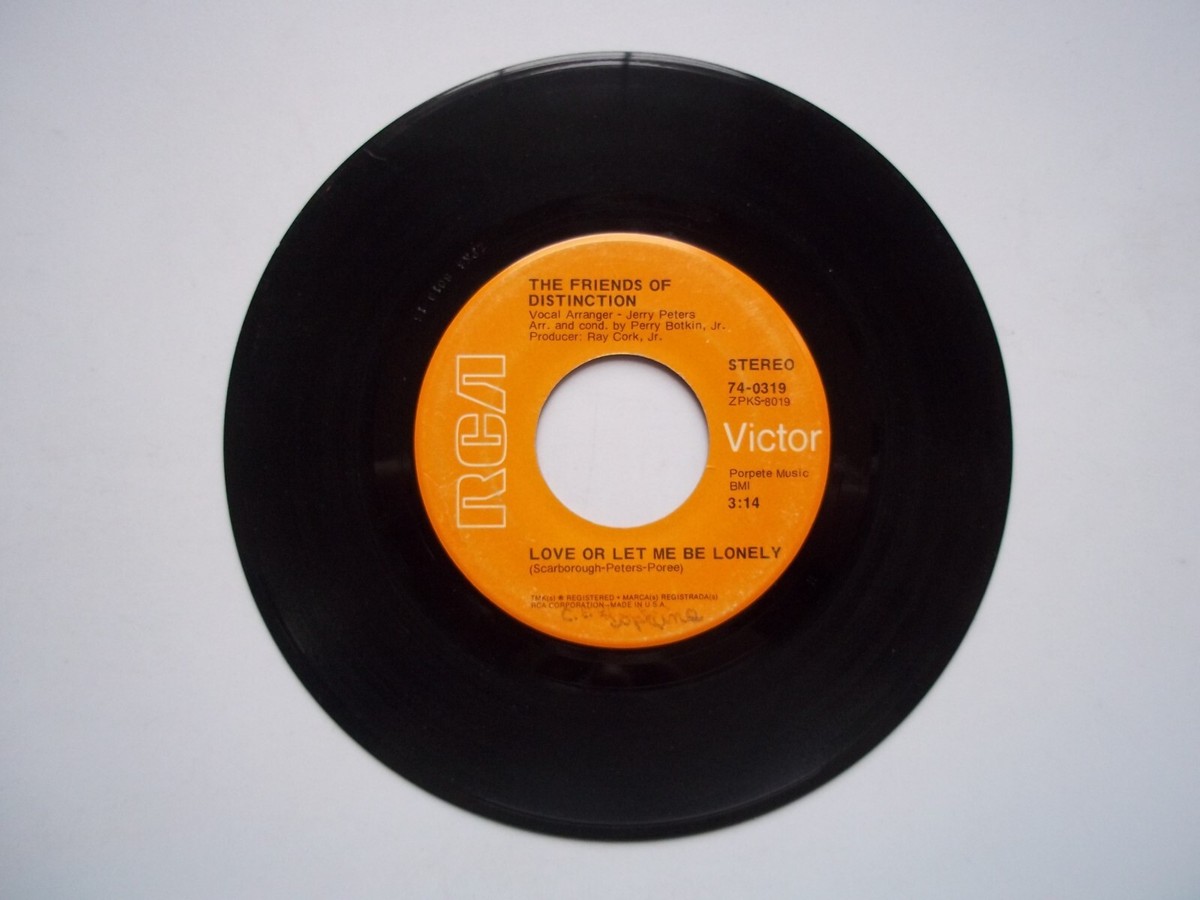 THE FRIENDS OF DISTINCTION - This Generation; Love Or Let Me