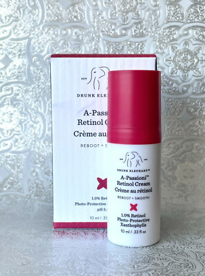 DRUNK ELEPHANT A-PASSIONI RETINOL CREAM 10 ML/0.33 FL.OZ. TRAVEL SIZE NEW FRESH