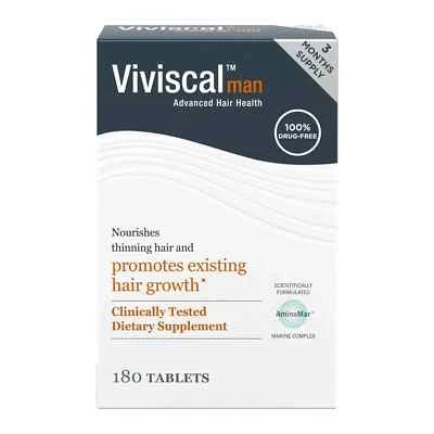 Viviscal MAN Hair Growth Programme Supplements - 180 Tablet (3 Months) -