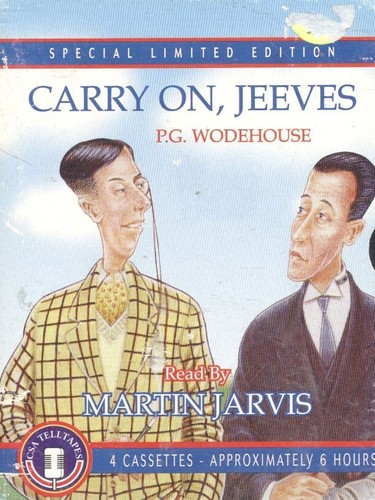 P.G. Wodehouse Carry On Jeeves 4 x Cassette Audio Book Limited Edition