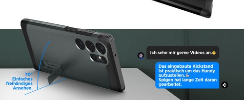 Spigen Handyhülle für Samsung Galaxy S23 Ultra Schutzhülle Case Robust Hülle - Bild 5 von 30