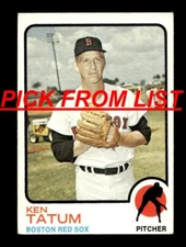 1973 Topps 241-526 EX/EX-MT Pick From List All PICTURED