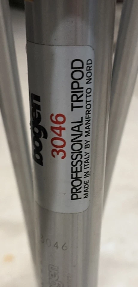 Bogen 3046 Professional Videography Camera Tripod with Head - Image 4 of 4