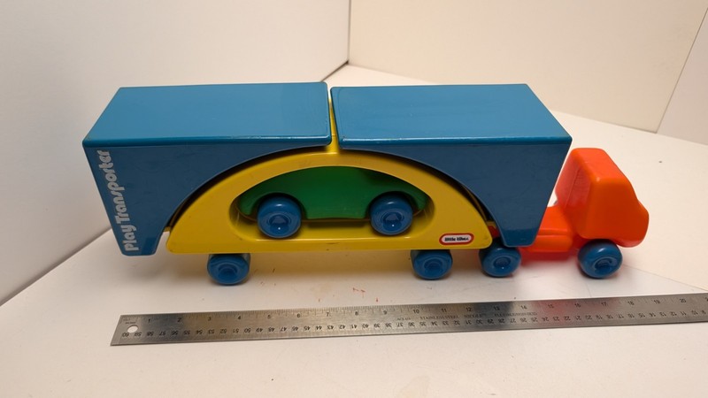 Vintage Little Tikes Transporter Toy Car Hauler