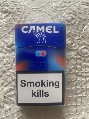 Leere Camel Zigarettenschachtel Activate Mint & Red Double Click Sammlerpackung