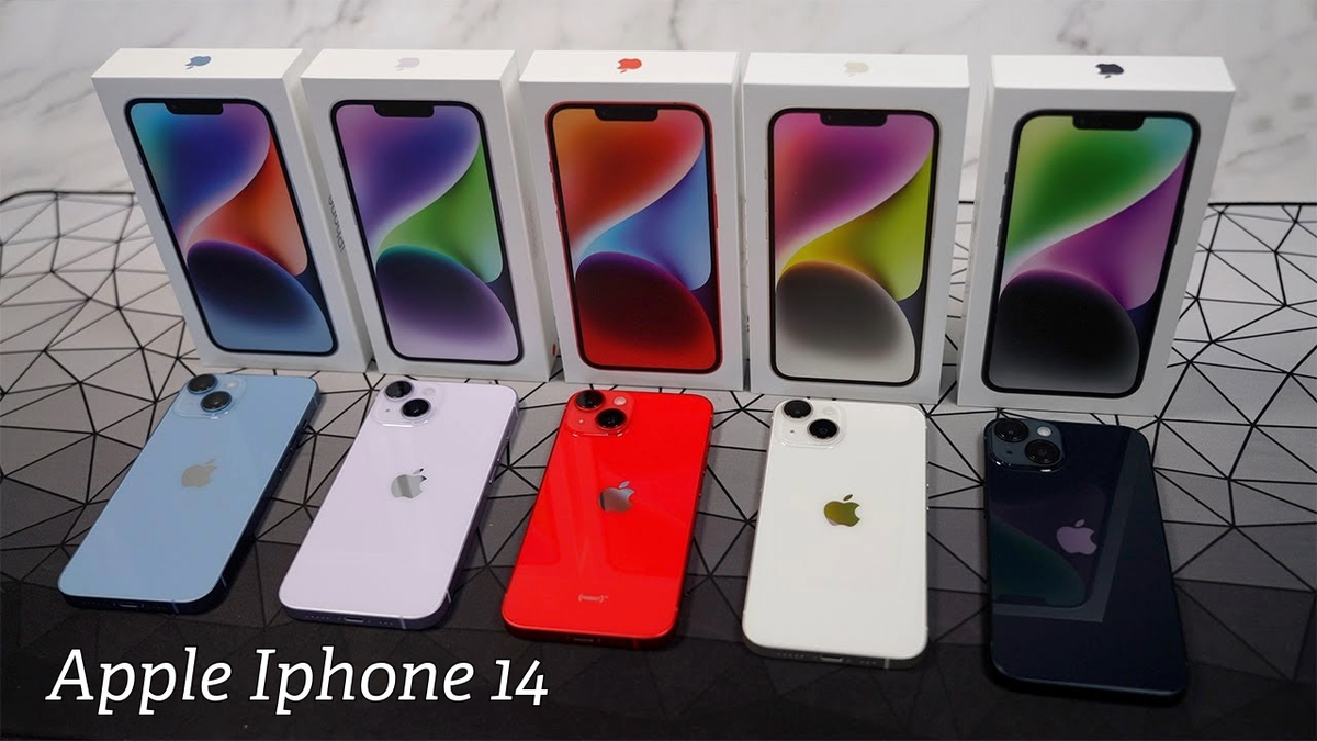 NEW Apple iPhone 14, (128GB & 256GB), Unlocked with box, All