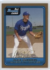 2006 Bowman Prospects Gold Alex Gordon #B1 0i6