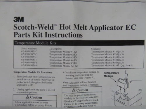 3M #2 Scotch-Weld Hot Melt Temperature Module ! NOP ! - Image 2 of 3