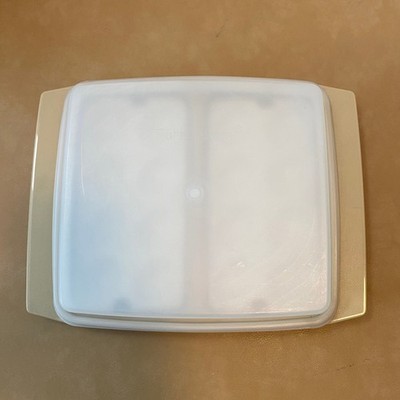 Vintage Tupperware Deviled Egg Keeper-Beige-Holds 16 #723-1 Excellent Condition