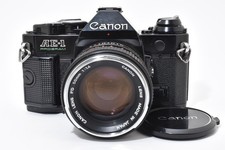 Near MINT Canon AE-1 Program 35mm SLR Film Camera FD 50mm f/1.4 Lens fromJAPAN