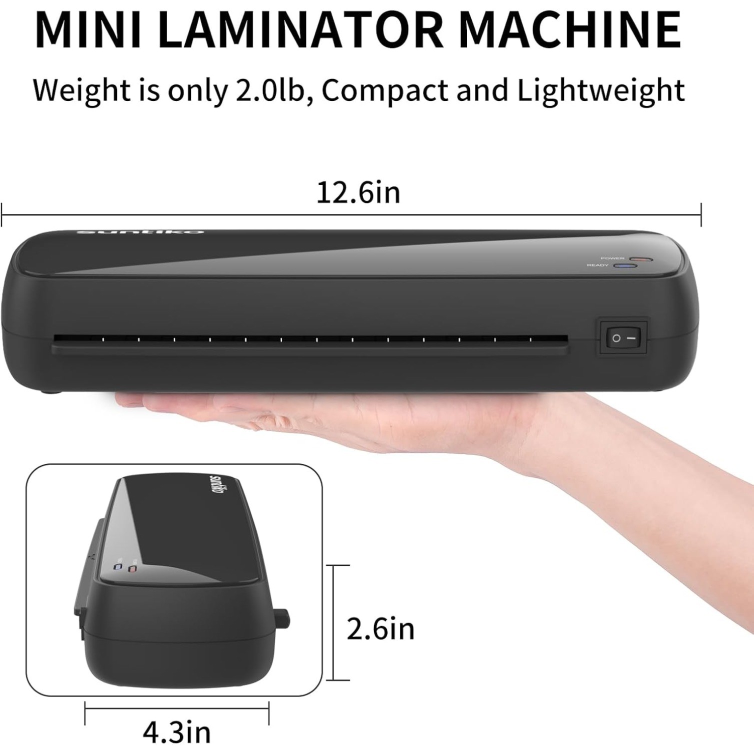 4-In-1Laminator Machine, Fast Laminating Documentation and Photos, A4/A5/A6 Size