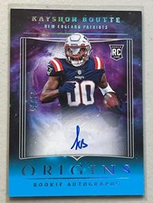 Kayshon Boutte 2023 Panini Origins /25 Turqoise On Card RC Auto Autograph Rookie