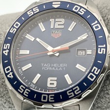 TAG HEUER Formula 1 Date WAZ1010 Quartz Blue Dial 5