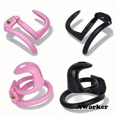 Premium ABS Plastic Male Chastity Cage Device with 4 Sizes Rings Bondage for Men