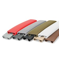 QUEST corrimano PVC 40x8 mm corrimano in plastica corrimano per scale in gomm...