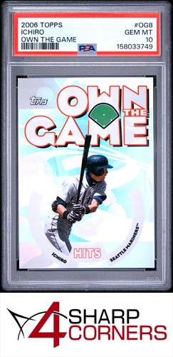 2006 TOPPS OWN THE GAME #OG8 ICHIRO SUZUKI MARINERS HOF PSA 10