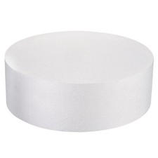 4x12 Inch Round Foam Cake Dummy Circle Set Wedding Birthday Craft Window Display
