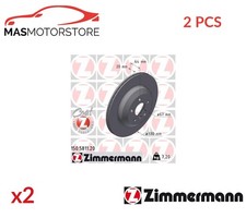 BREMSSCHEIBEN SATZ PAAR HINTEN ZIMMERMANN 150581120 2PCS P FÜR BMW 5,4,I4,G60