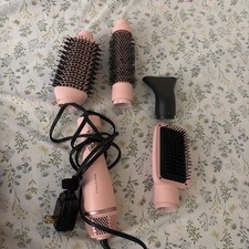 Wavytalk Pink Hot Air Brush Dryer Set w/ Diffuser  Dryer Attachment