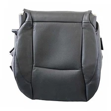 SecosAutoparts Passenger Side Bottom Perforated Replacement Leather Seat Cover 