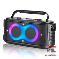 Portable Bluetooth Speaker 300W Peak Big Powerful Loud Sound Deep Bass Large