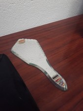 JOLI ANCIEN MIROIR À MAIN ARPIN Vintage Old Voyage Petit Biseauté Sac Vanity