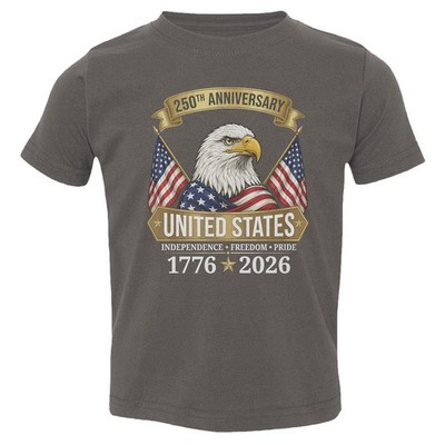250th Anniversary USA Independence Bald Eagle Toddler T-Shirt