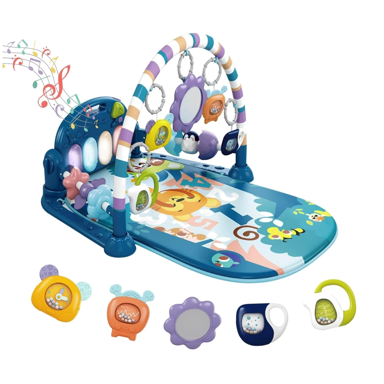 Baby Play Mat Gym, Music & Lights, Infants 0-12
