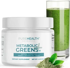 Metabolic Super Greens powder weight control , Pure Health 