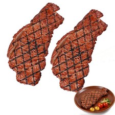 Lifelike Fake Steak Model - Realistic Cooked Roast Beef Simulation Food Props 2