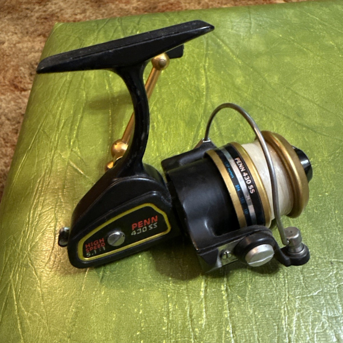 Vtg PENN 430 SS Spinning Reel High Speed 5.1:1 Ratio Excellent