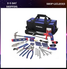 WORKPRO 156PC Tools Kit with Tool Bag for Home Repair, DIY Hand Tool Set with Pl