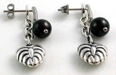 AIGNER A69329 Ohrringe Ohrstecker Ohrhänger Edelstahl Perle